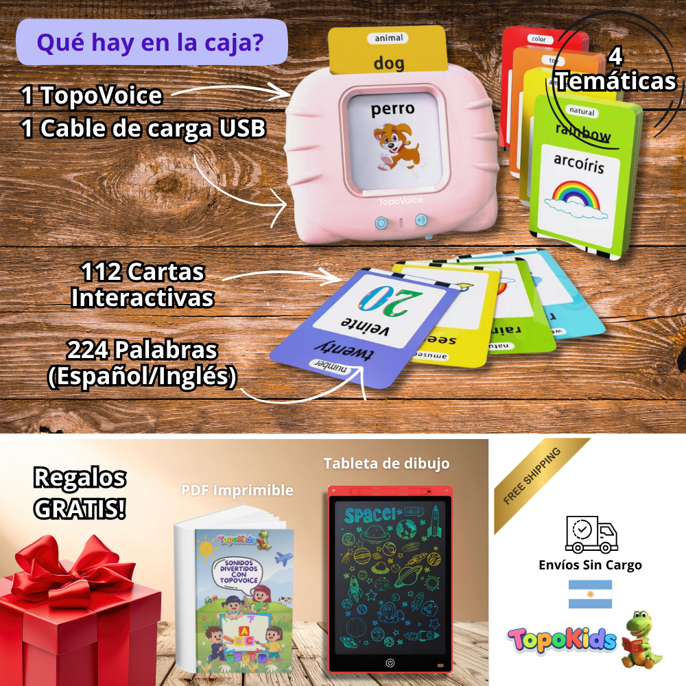 TopoVoice™ Mejora su pronunciación mientras juega